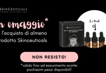 In omaggio il kit di maschere in tessuto Skinceuticals - OFFERTA TERMINATA