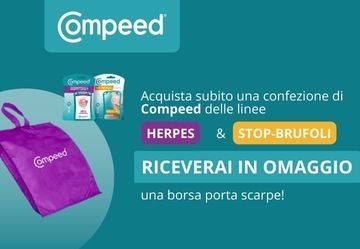 In regalo la sacca porta scarpe Compeed!